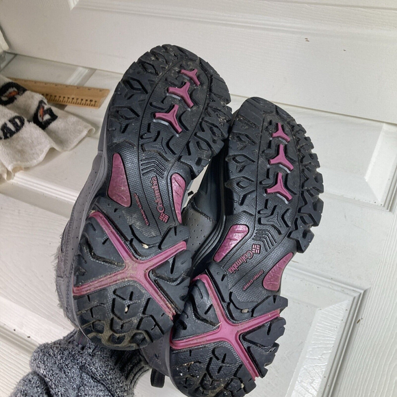 Columbia Hiking Boots Shoes Women's Size 8.5 Gray Waterproof Omni-heat 100 Grams - Picture 4 of 7